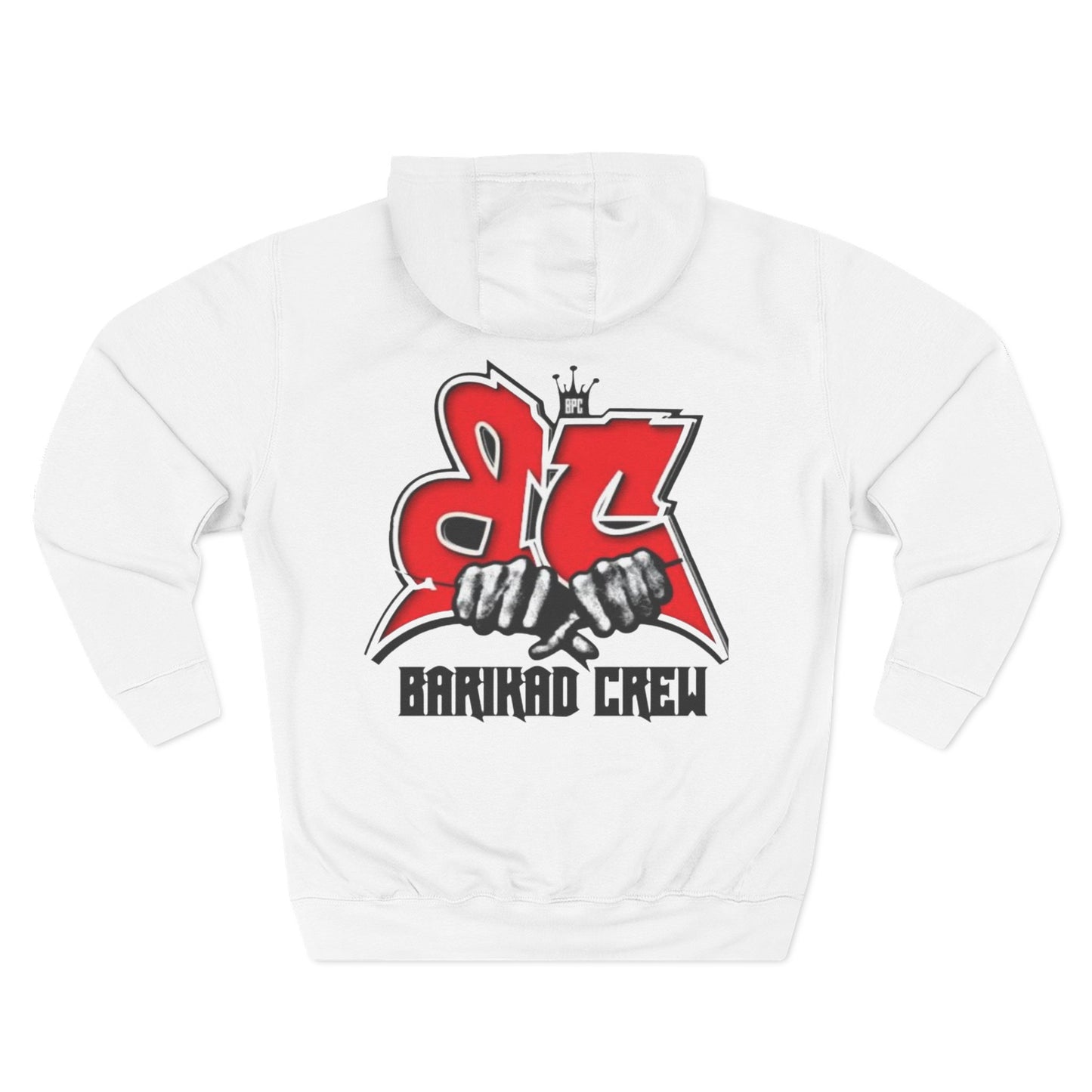 Stylish Three-Panel Fleece Hoodie for Trendsetters, Graphic Hoodie, Cozy Sweatshirt, Streetwear, Gift for Him/Her/Teens