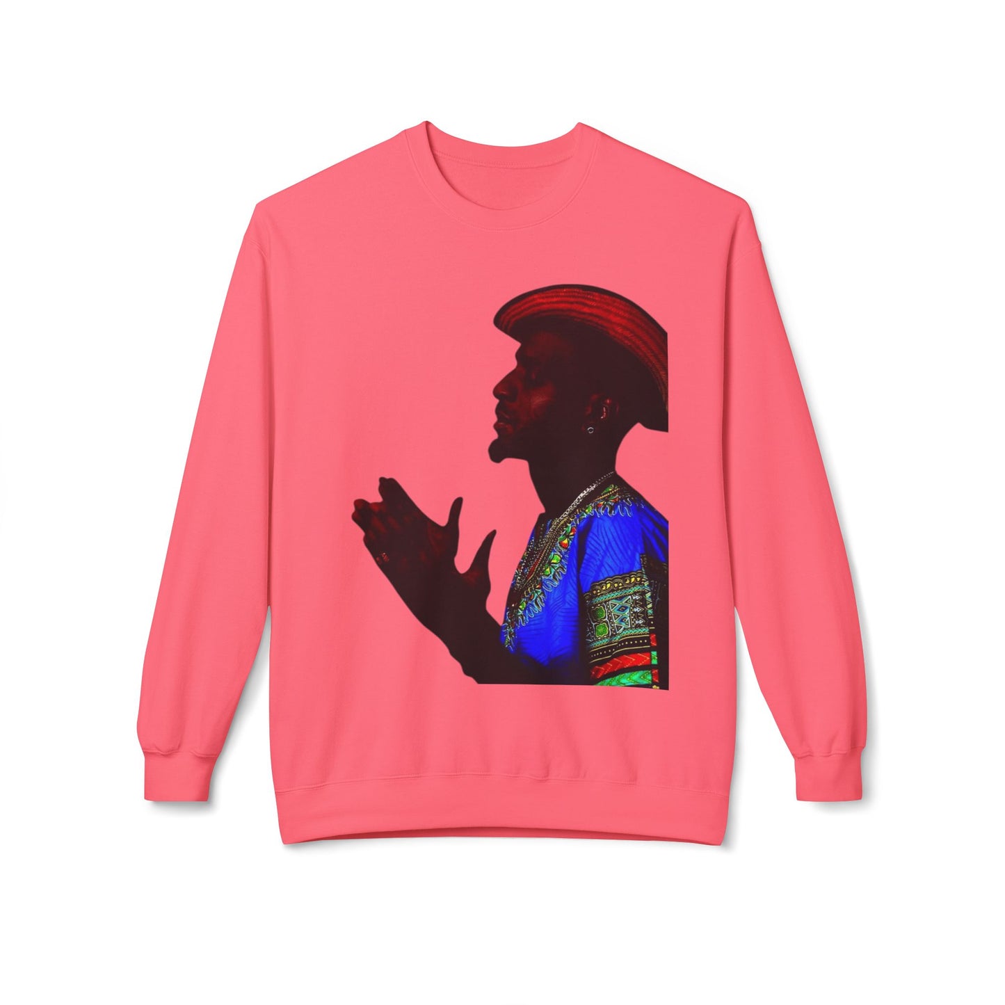 shirt local Cultural Vibes Crewneck Sweatshirt, Unisex Fleece Sweater, Ethnic Apparel, Holiday Gift, Cozy Fashion