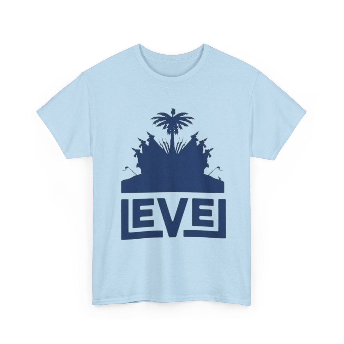 T-Shirt with Palm Tree Design
