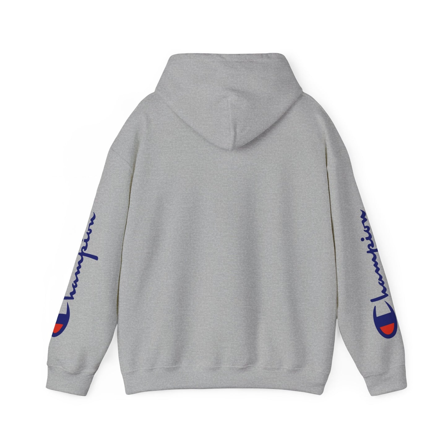 Champion Logo Unisex Hoodie, Cozy Streetwear Sweatshirt, Casual Layering Top, Gift for Him/Her, Everyday Comfort Wear