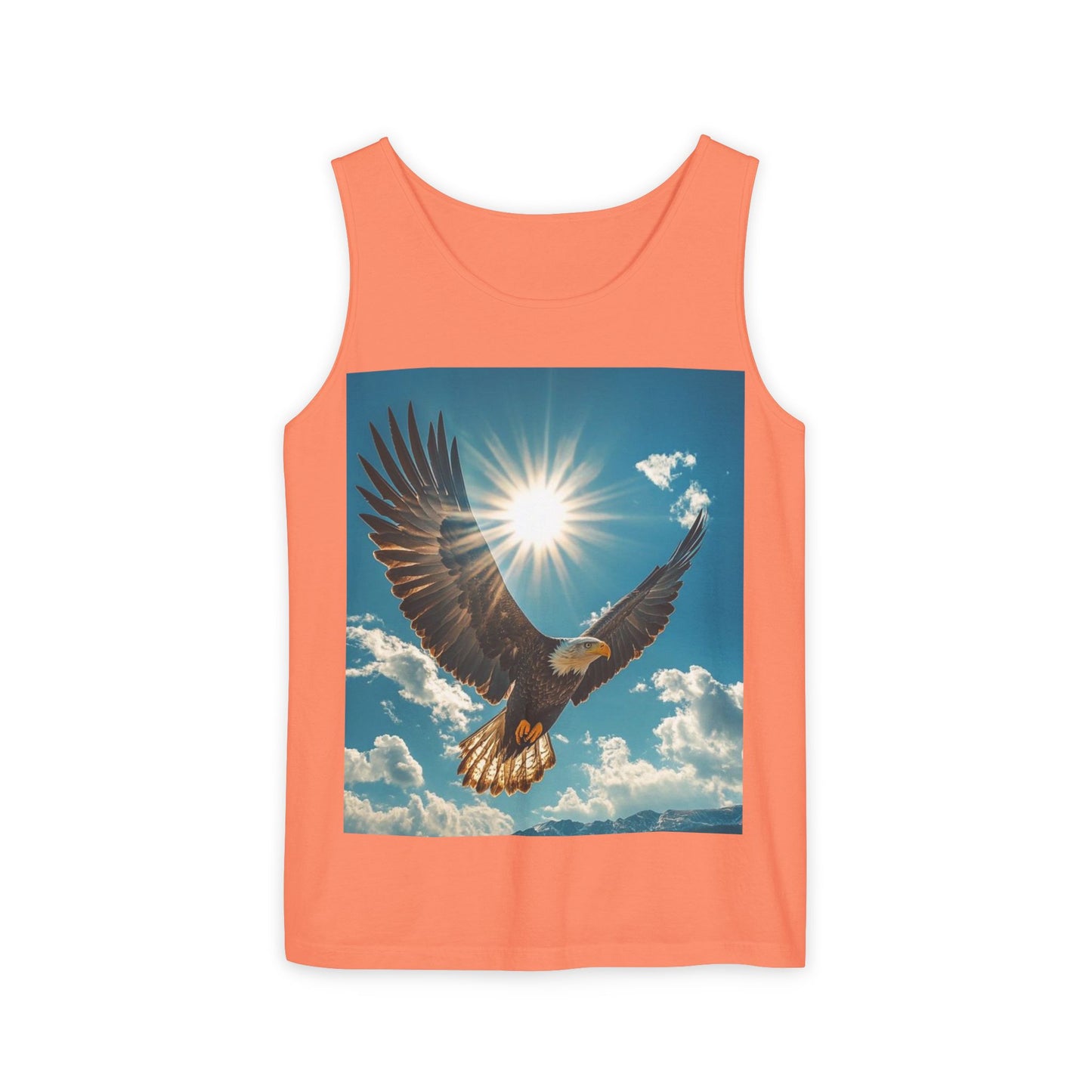 Eagle Sunflight Tank Top — Soaring Eagle Graphic Tank