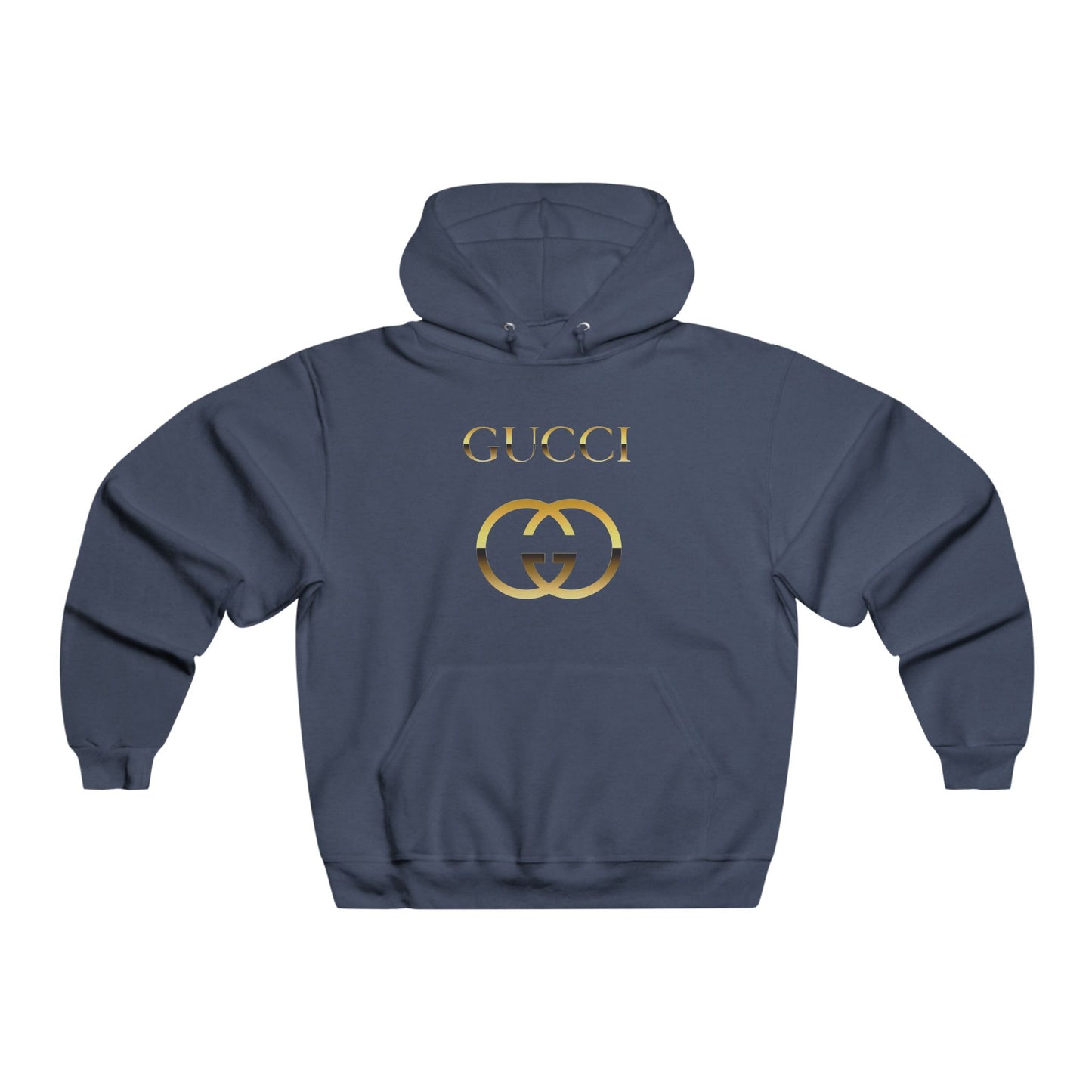 Gucci-Inspired Men's NUBLEND® Hooded Sweatshirt, Casual Oversized Hoodie, Streetwear, Fashion Gift, Everyday Comfort, Stylish Apparel