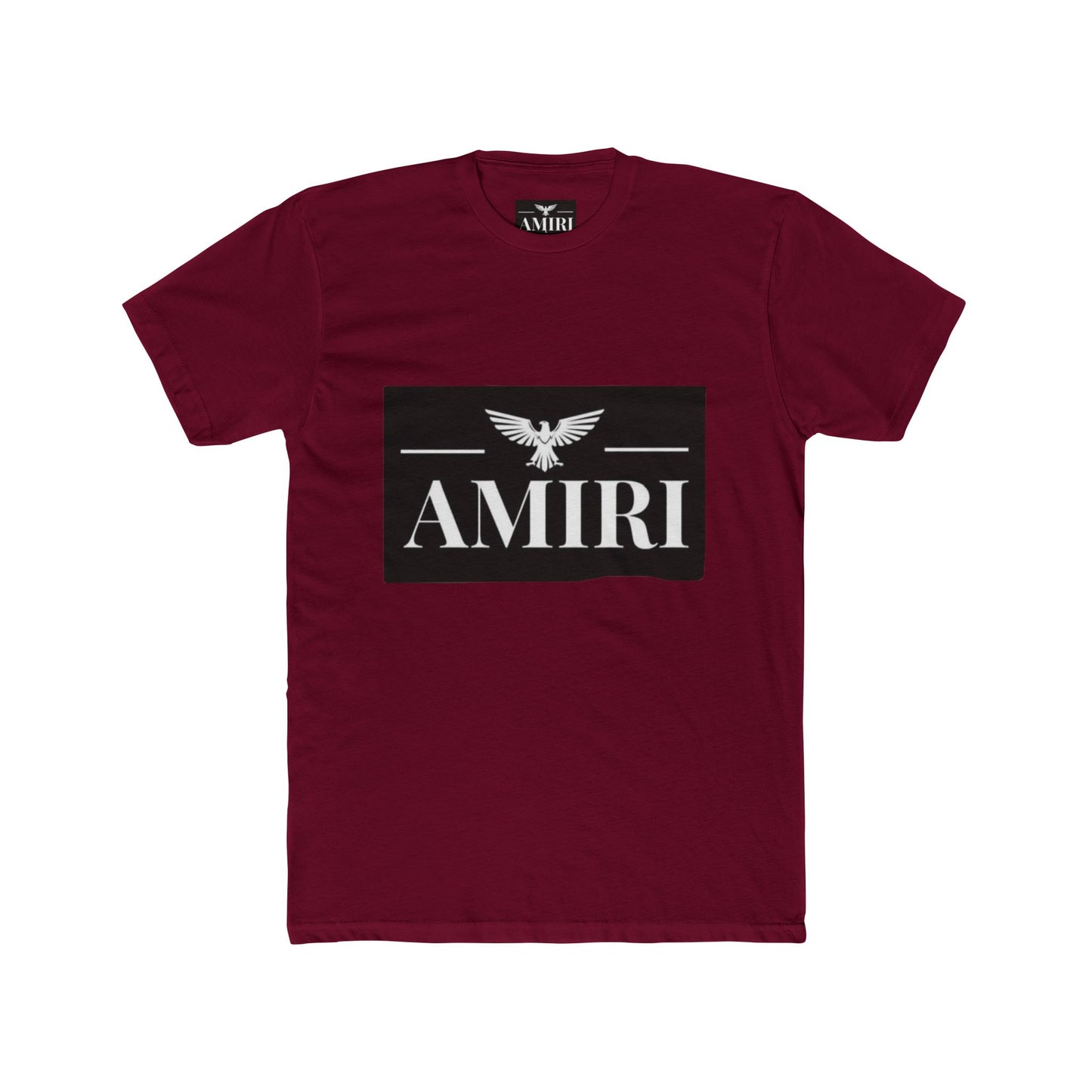 AMIRI Logo Tee — Classic White Cotton Crewneck