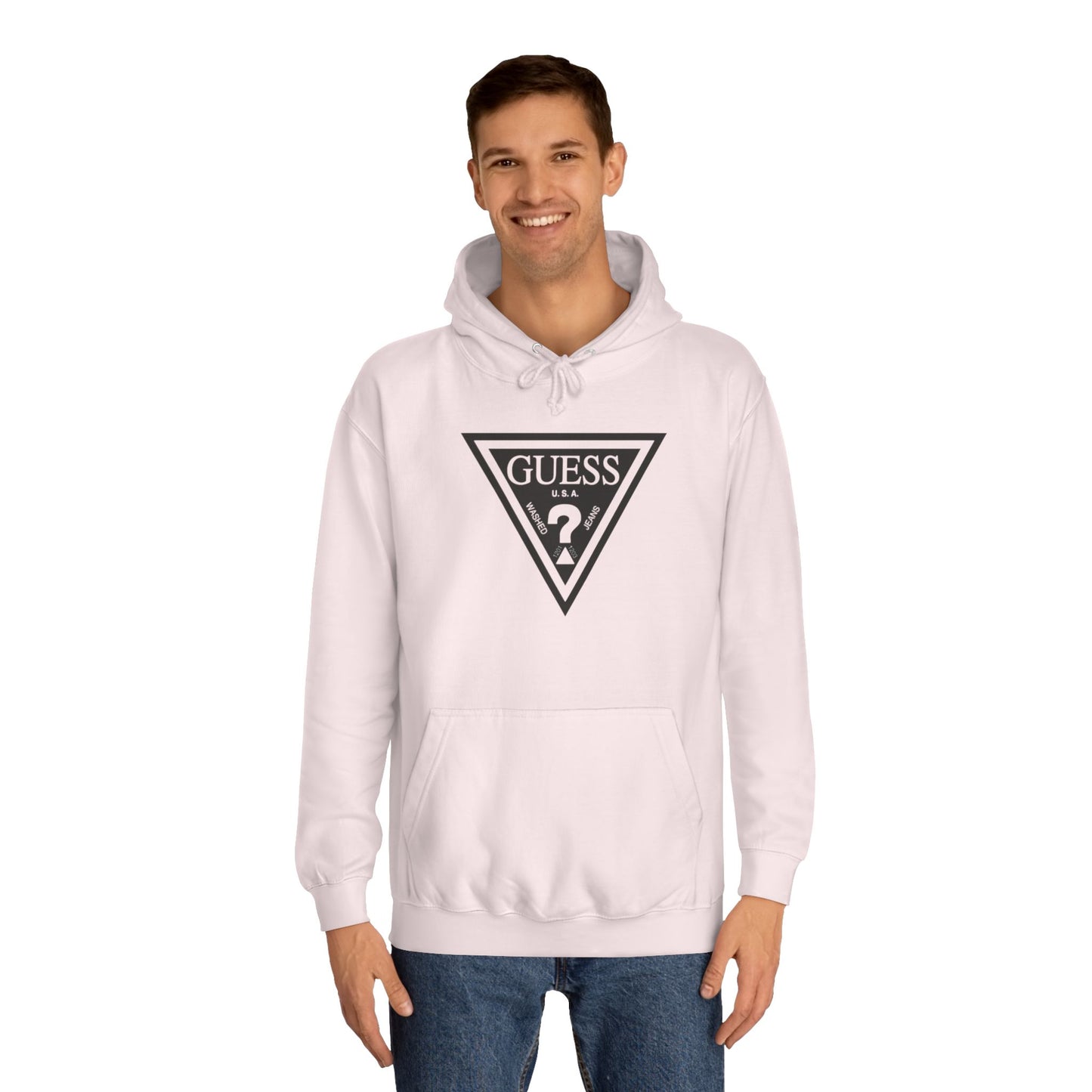 Unisex College Hoodie - Classic Guess Design