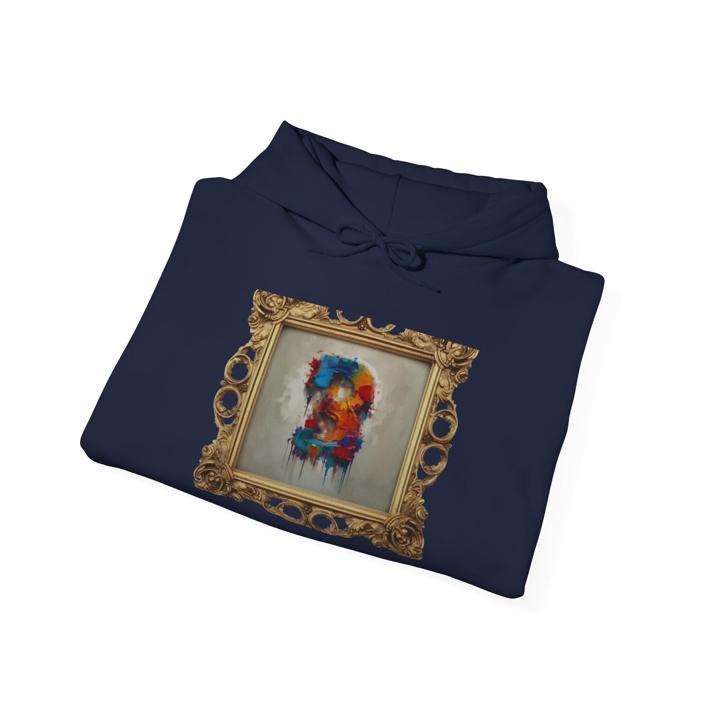 Colorful Art Hoodie, Unisex Heavy Blend Sweatshirt, Unique Gift for Art Lovers, Casual Wear, Cozy Winter Layer