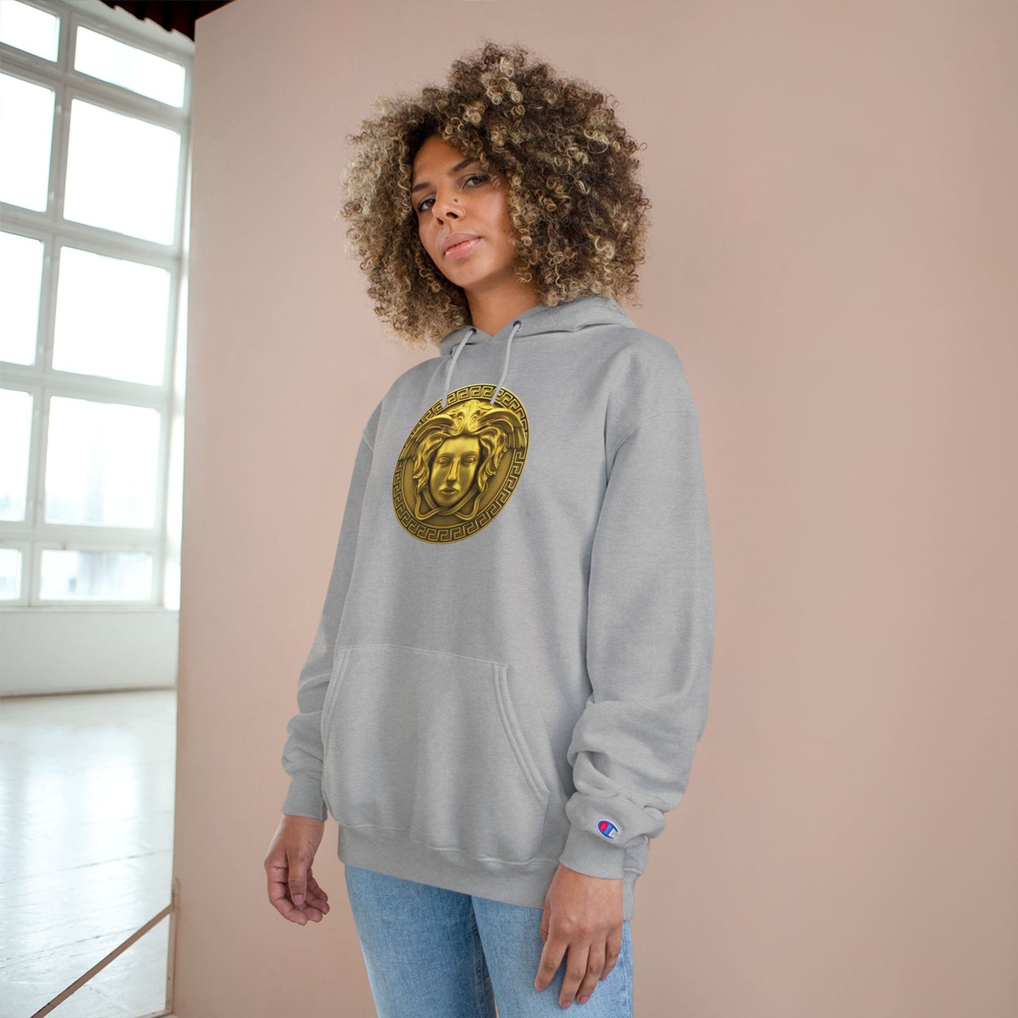 Gold Medusa Champion Hoodie