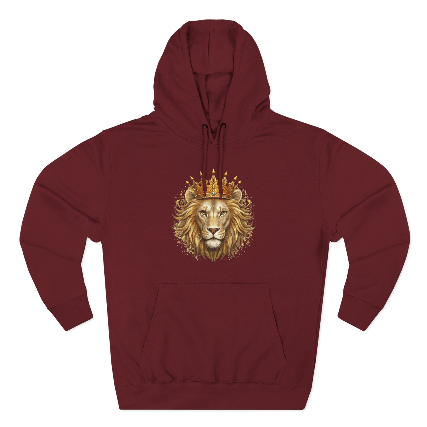 Lion King Crown Hoodie – Regal Lion Graphic Pullover