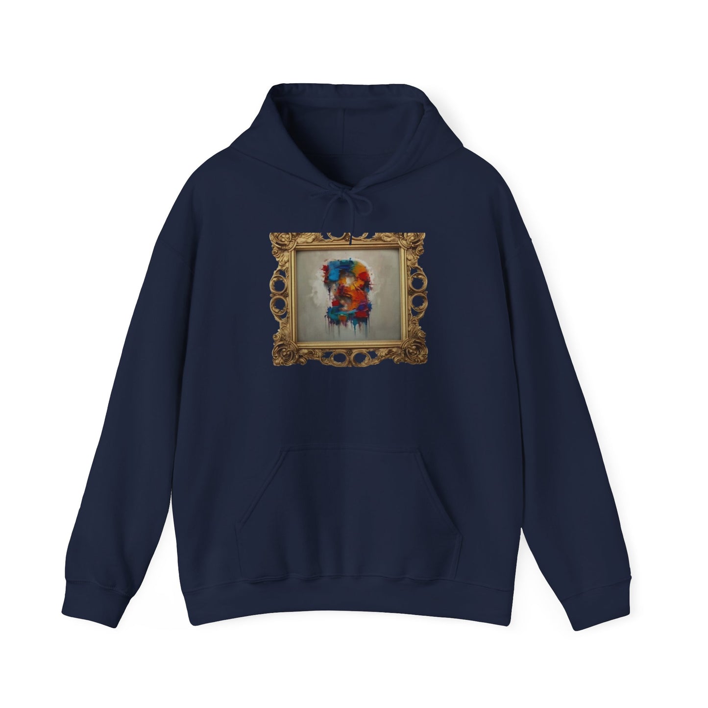 Colorful Art Hoodie, Unisex Heavy Blend Sweatshirt, Unique Gift for Art Lovers, Casual Wear, Cozy Winter Layer