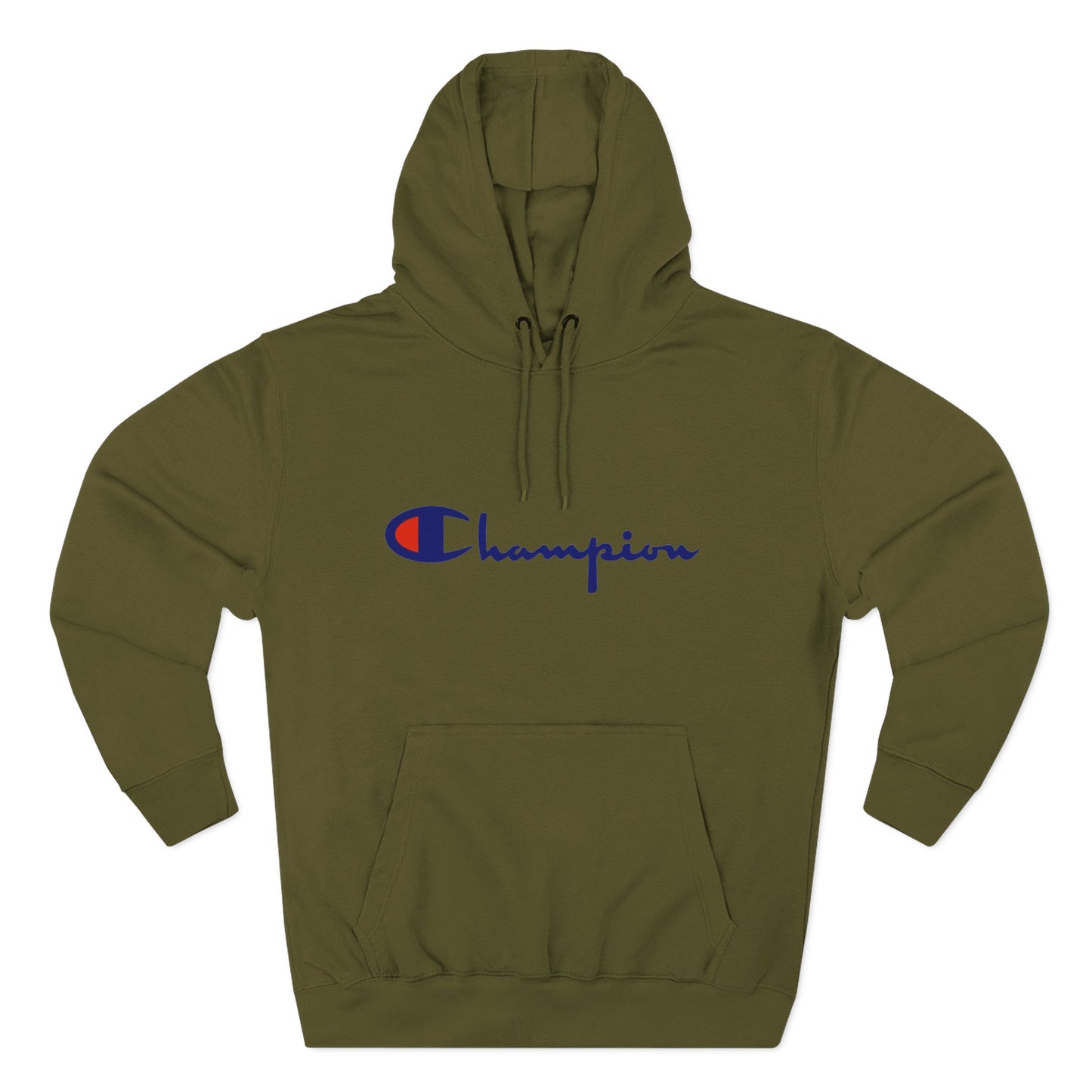 Champion Logo Hoodie – Classic Script Athletic Pullover