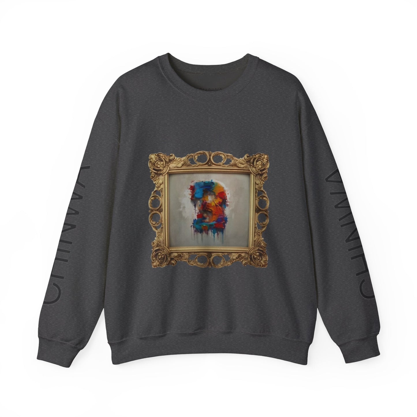 Artistic Unisex Crewneck Sweatshirt - Cozy, Unique Gift for Art Lovers, Casual Wear, Layering Piece, Trendy Fashion Statement