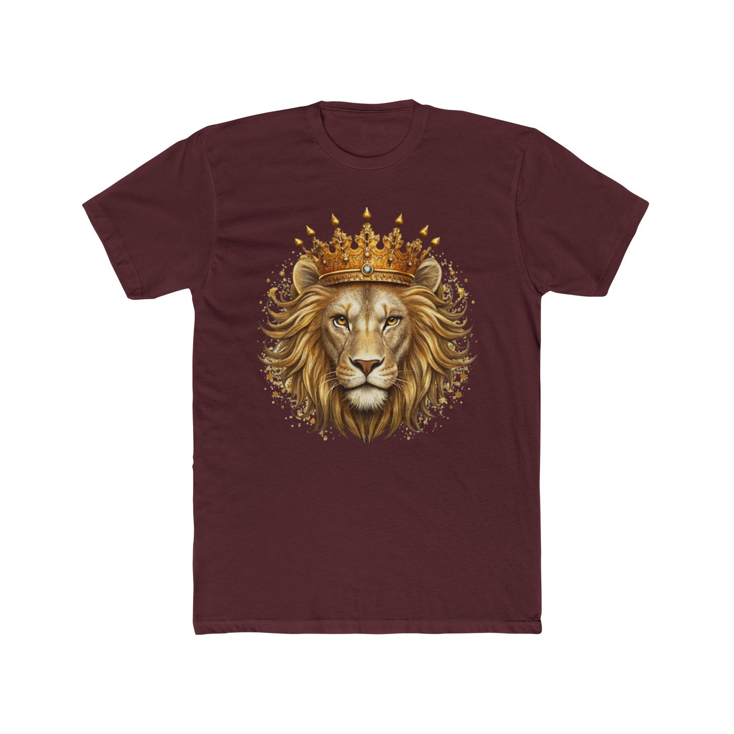 Lion with Crown T-Shirt — Regal King Graphic Tee