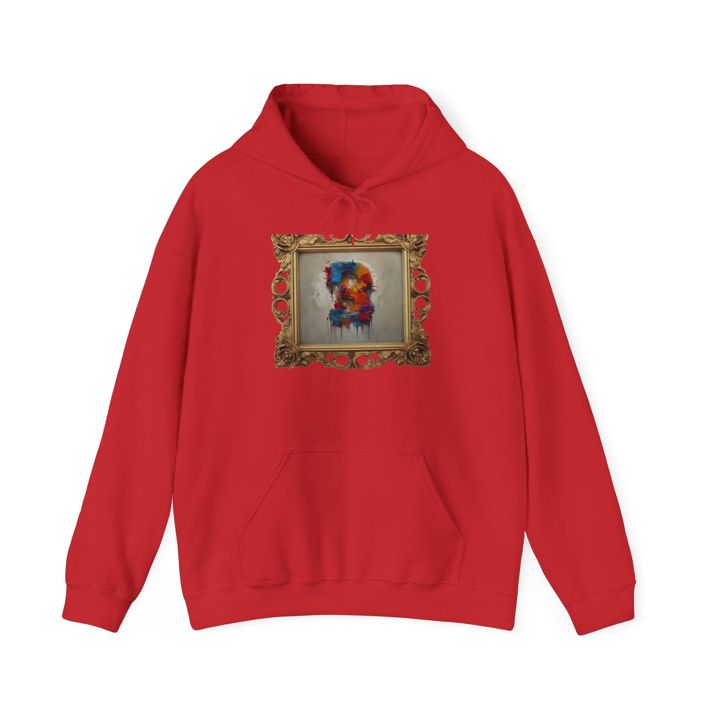 Colorful Art Hoodie, Unisex Heavy Blend Sweatshirt, Unique Gift for Art Lovers, Casual Wear, Cozy Winter Layer