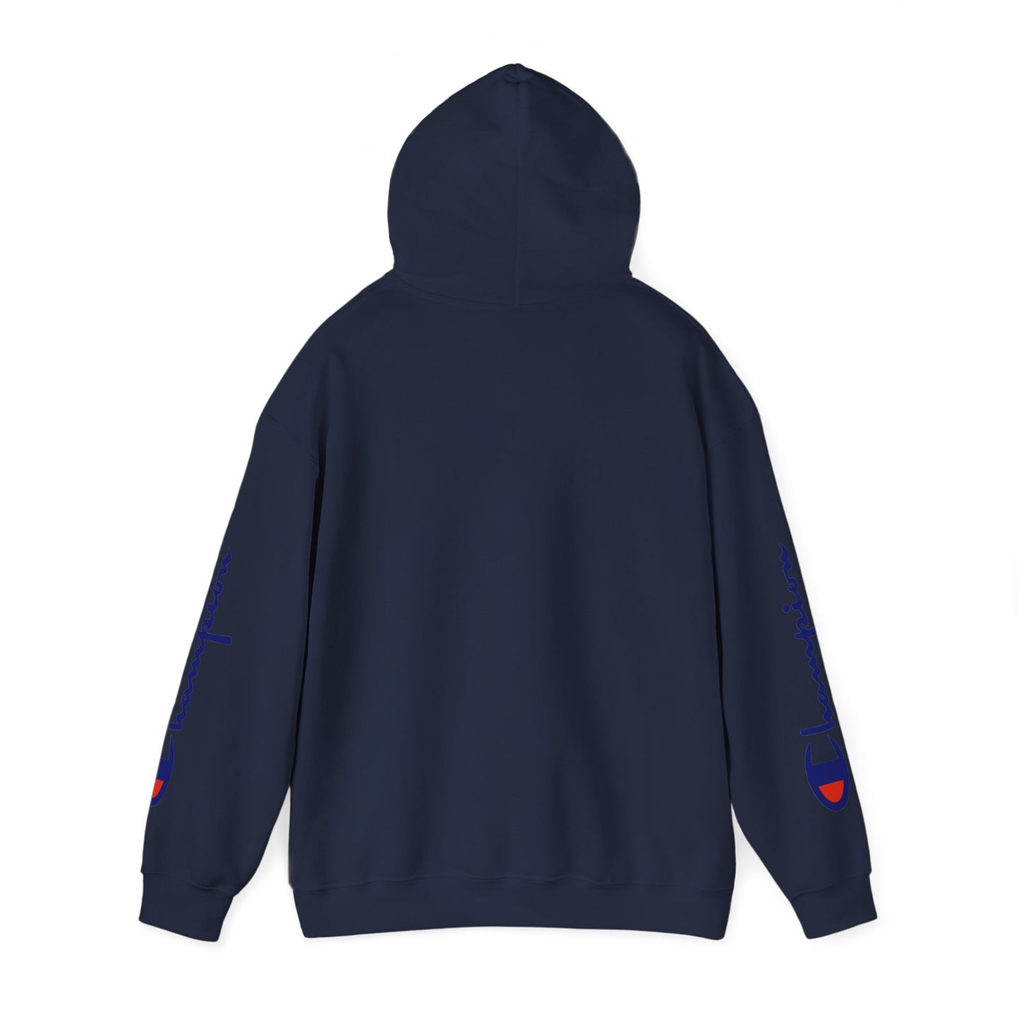 Champion Logo Unisex Hoodie, Cozy Streetwear Sweatshirt, Casual Layering Top, Gift for Him/Her, Everyday Comfort Wear