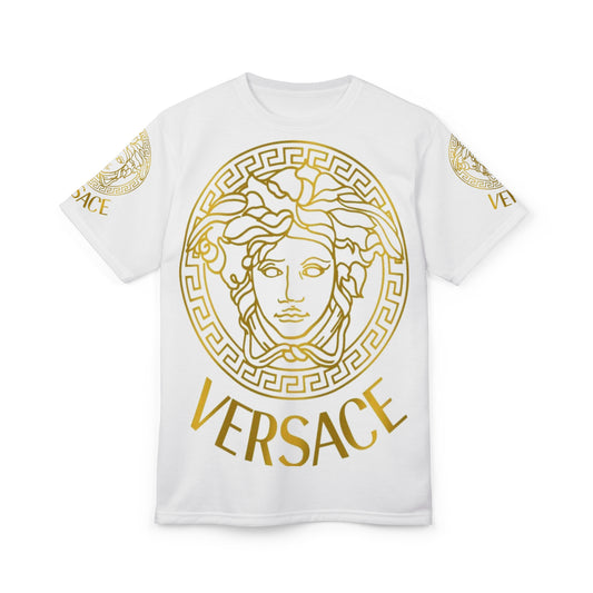 Versace-Inspired Unisex Tee, Trendy Streetwear, Fashion Statement Top, Unique Graphic Shirt, Casual Wear, Gift for Fashion Lovers