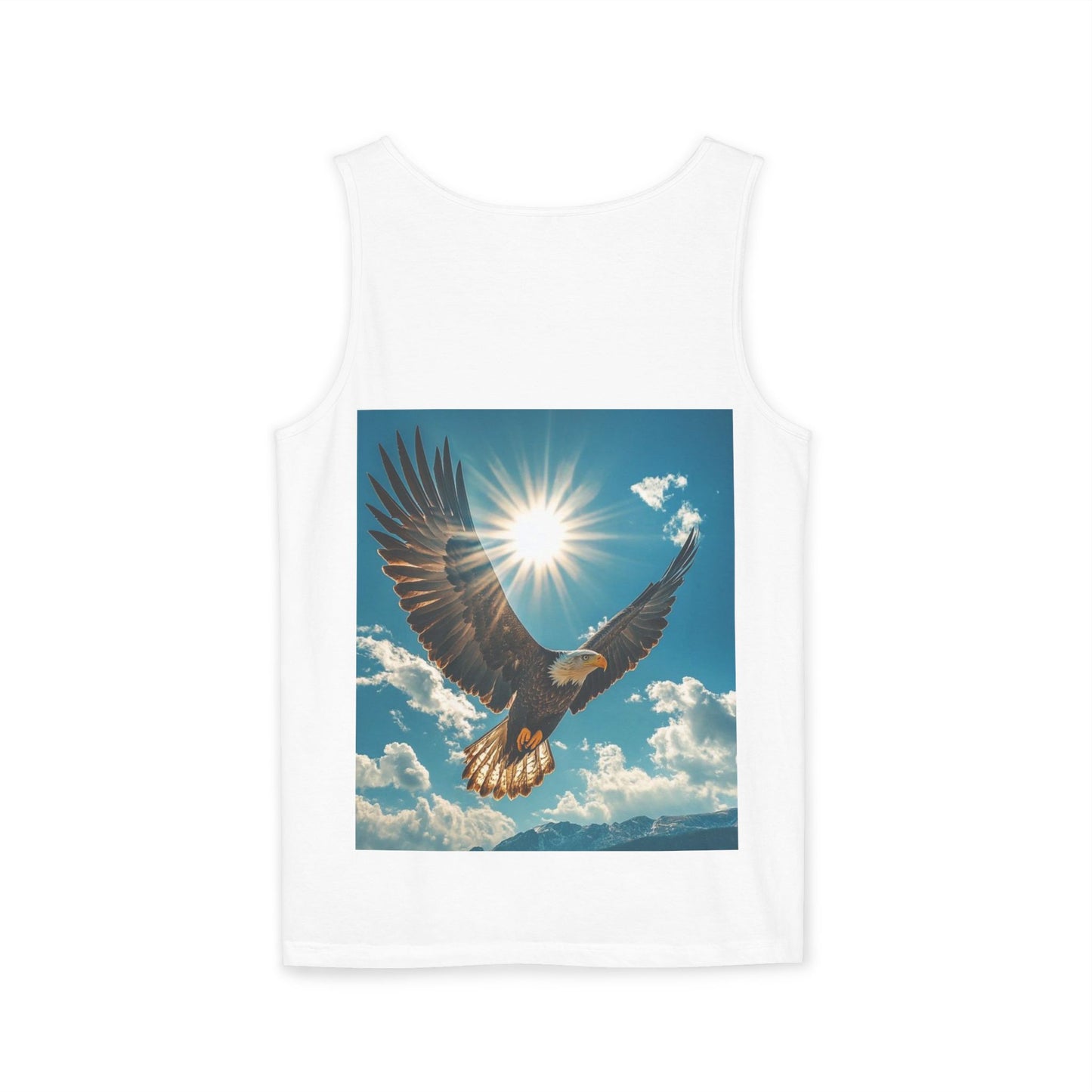 Eagle Sunflight Tank Top — Soaring Eagle Graphic Tank