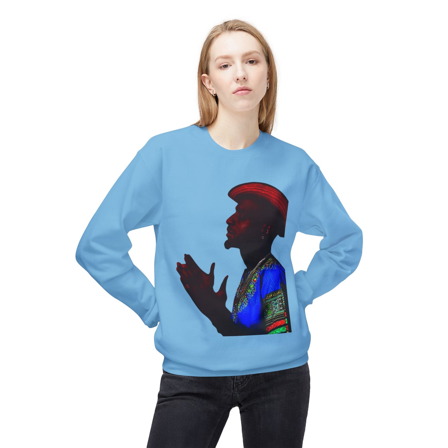 shirt local Cultural Vibes Crewneck Sweatshirt, Unisex Fleece Sweater, Ethnic Apparel, Holiday Gift, Cozy Fashion