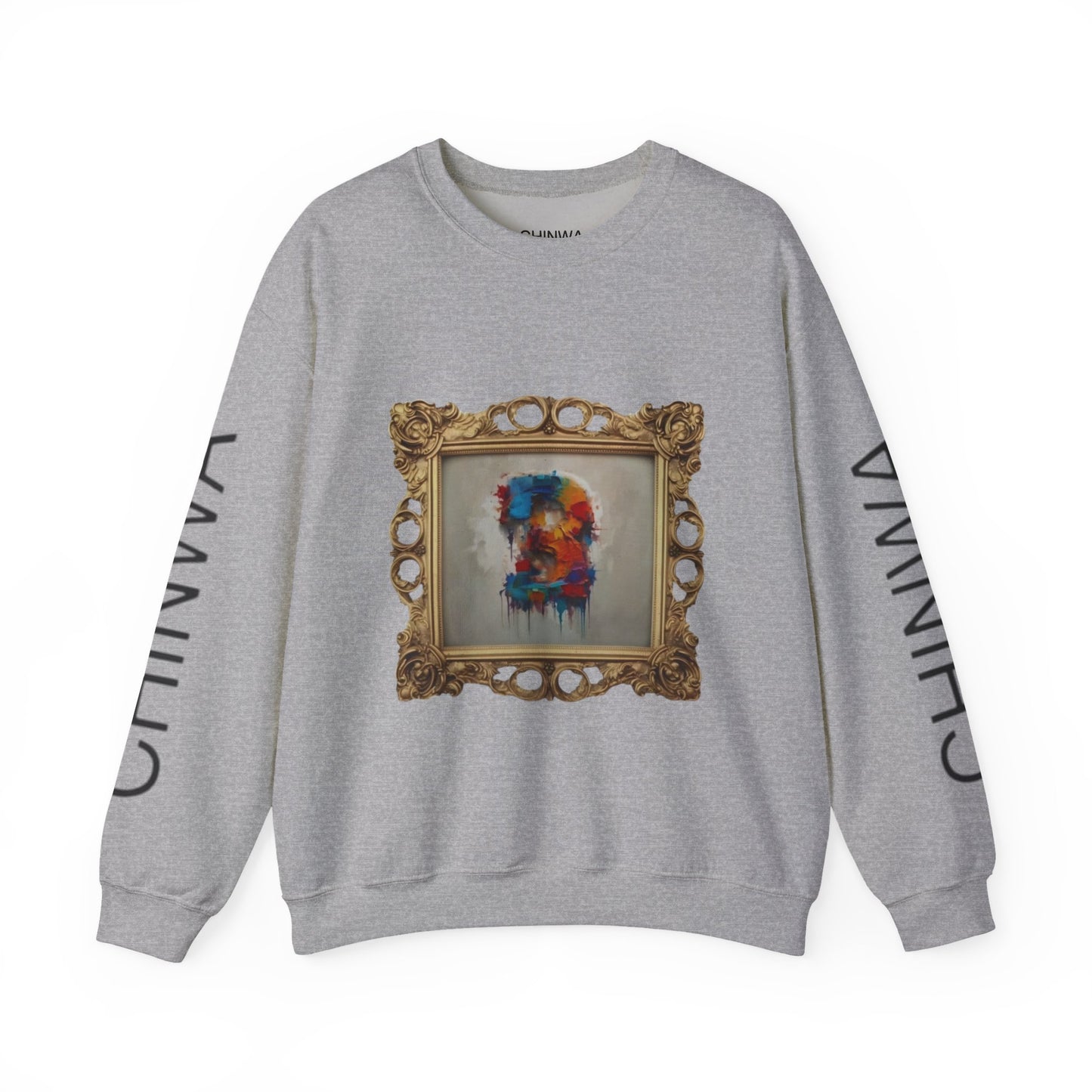 Artistic Unisex Crewneck Sweatshirt - Cozy, Unique Gift for Art Lovers, Casual Wear, Layering Piece, Trendy Fashion Statement