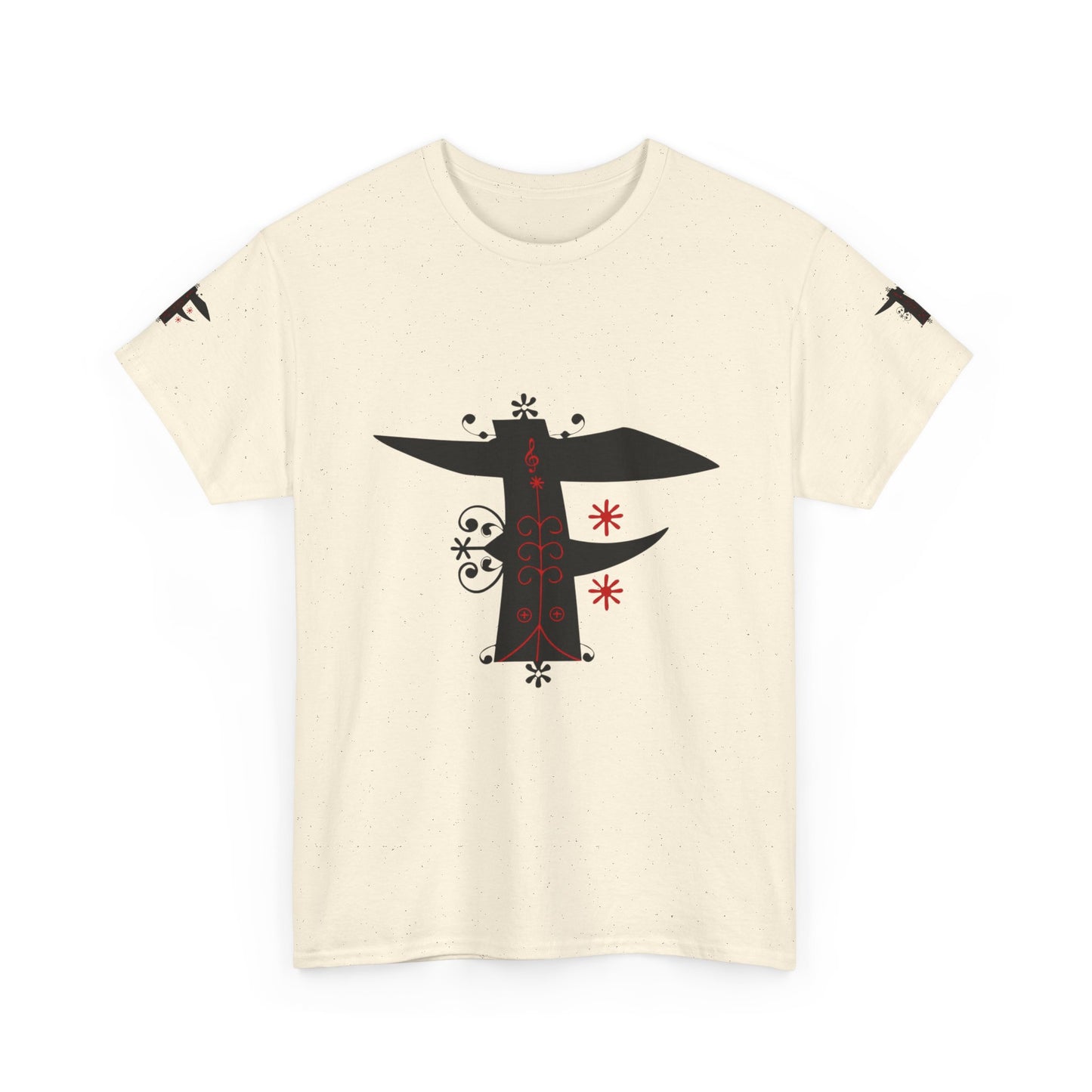 Festive Papa Rap Unisex Heavy Cotton Tee | Holiday Gift, Casual Wear, Graphic Tee, Family Celebration Shirt, Unique Gift for Dads