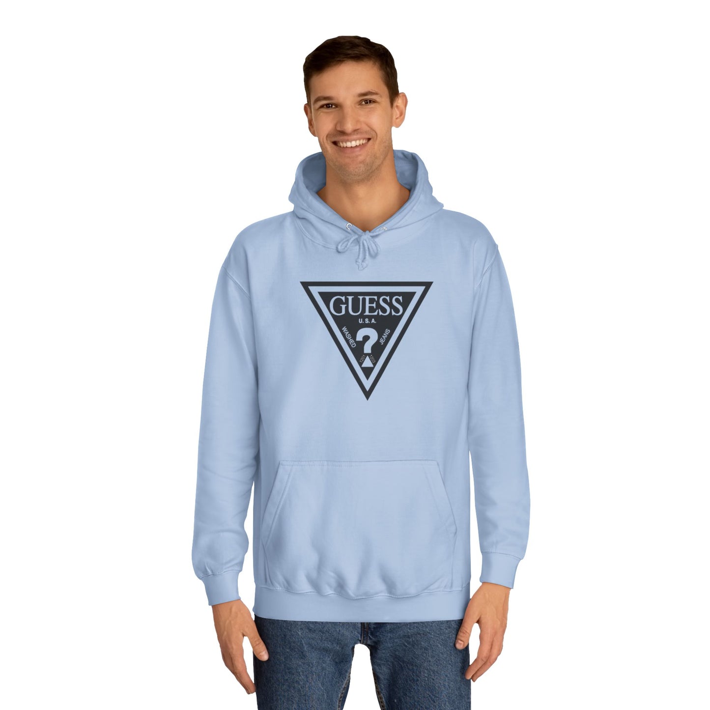 Unisex College Hoodie - Classic Guess Design