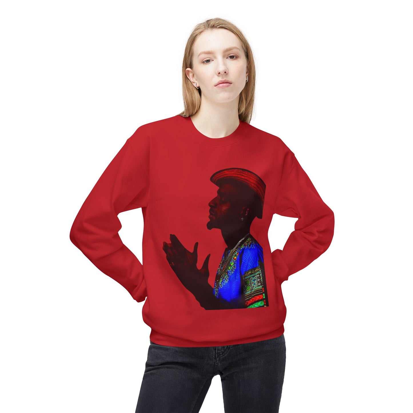 shirt local Cultural Vibes Crewneck Sweatshirt, Unisex Fleece Sweater, Ethnic Apparel, Holiday Gift, Cozy Fashion