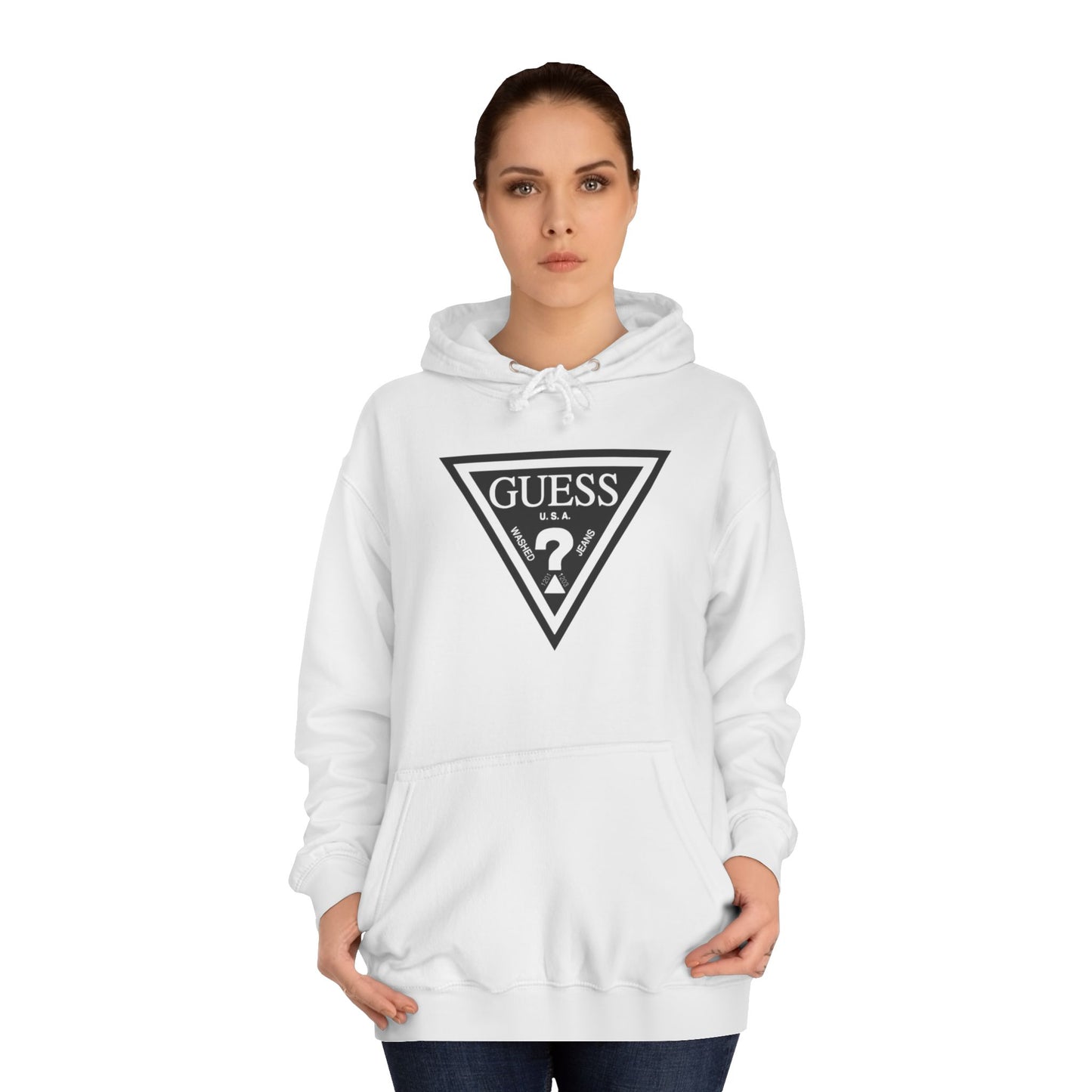 Unisex College Hoodie - Classic Guess Design