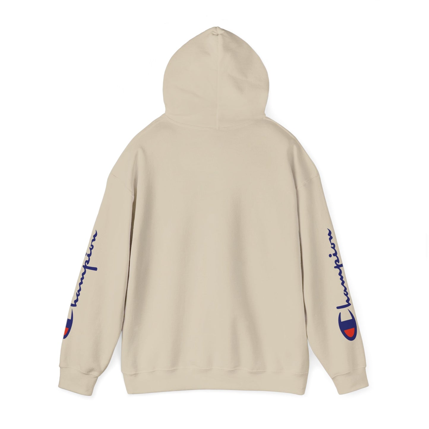 Champion Logo Unisex Hoodie, Cozy Streetwear Sweatshirt, Casual Layering Top, Gift for Him/Her, Everyday Comfort Wear