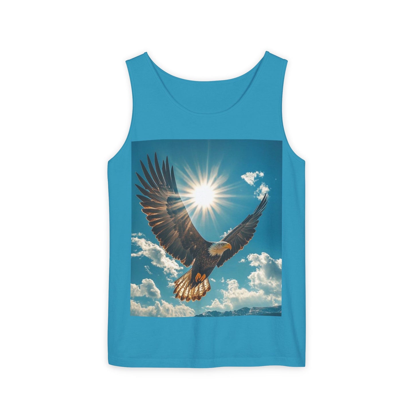 Eagle Sunflight Tank Top — Soaring Eagle Graphic Tank